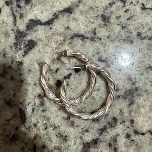 Shelia Fajl silver hoops